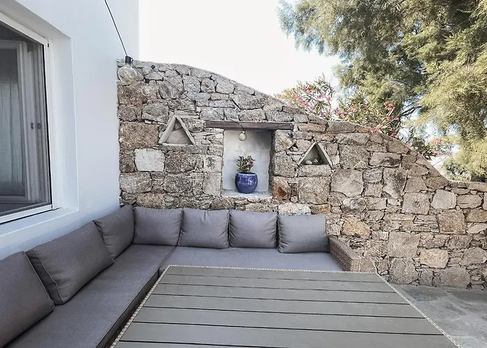The Mykonos House - Newly Renovated Near Town Feriehus Mykonos Town